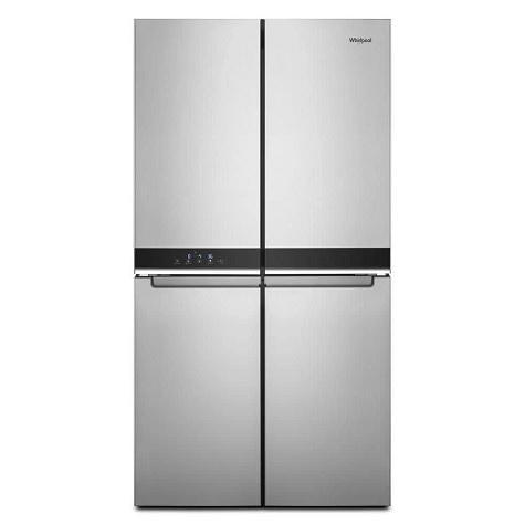 Appliances - Whirlpool (Maytag) WRQA59CNKZ 36-inch Wide Counter Depth 4 Door Refrigerator - MSRP $1,722