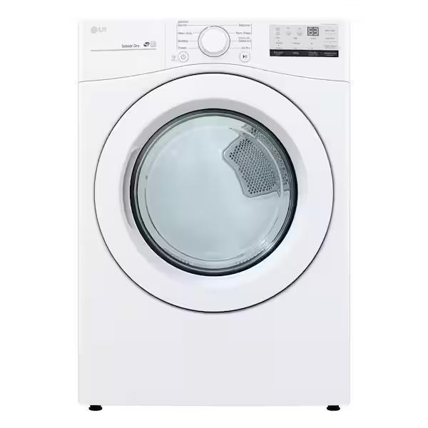 Appliances - LG Electronics DLEX3850W 7.4 cu. ft. Smart Electric Dryer - MSRP $924