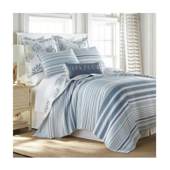 Levtex Truro Quilt Set, Kokia Area Rug, Masvis Dual Layer Memory Foam Mattress - MSRP $2,740