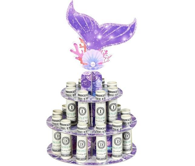 Holiday - Mermaid Theme Money Holder, Pawzity Fathers Day Card, Happy Mother's Day Stickers - MSRP $1,742