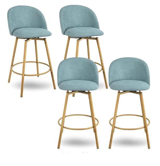 Homy Casa 27.6" Velvet Bar Stool Set of 4, T-fal Ingenio Expertise Non-Stick Cookware, Huggies Size 4 - MSRP $2,635