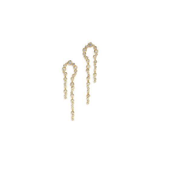 Jewelry - Alexis Bittar Asterales Cubic Zirconia Arched Linear Drop Earrings, Argento Necklace - Original MSRP $2,356