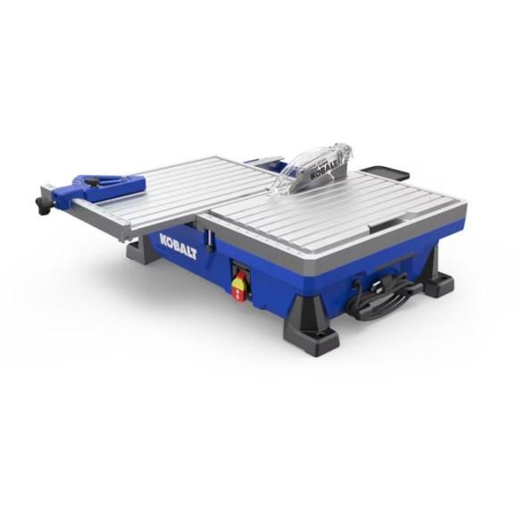 Kobalt Tile Saw, Kobalt Wheelbarrow, Utilitech LED Bathroom Ventilation Fan - MSRP $2,306