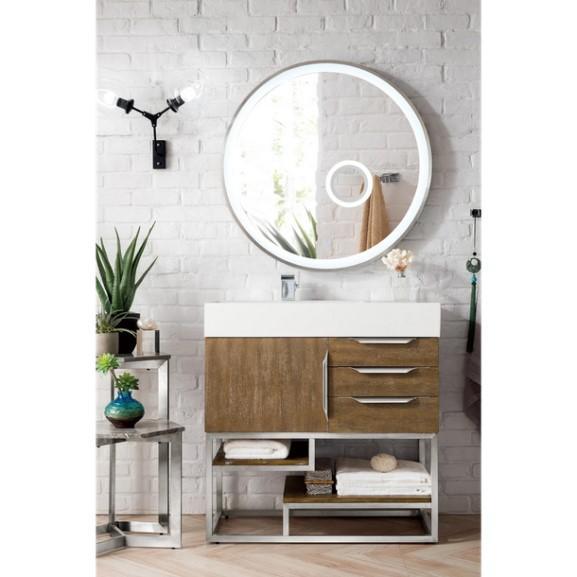 Fixtures - James Martin Columbia Vanity Set, Kohler Mirror, EdgeStar Countertop Dishwasher - MSRP $6,159