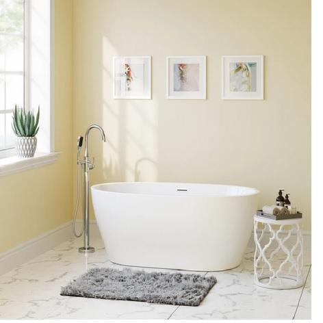 PROFLO PFFSO5931WH Soaking Tub - MSRP $1,414