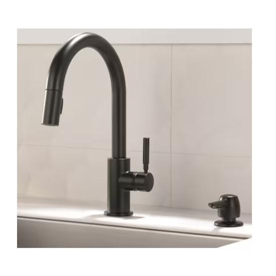 Delta Trask Kitchen Faucet, Altitude 52" Ceiling Fan, Kobalt 24V Impact Driver Kit - MSRP $2,573