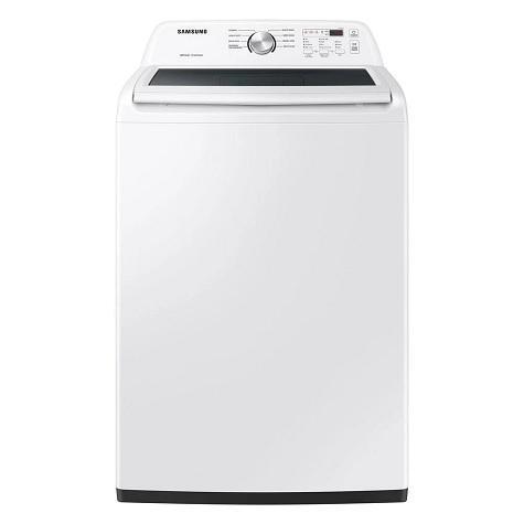 Appliances - Samsung WA44A3205AW 4.4 Cu. Ft. Top Load Washer with ActiveWave Agitator - MSRP $749