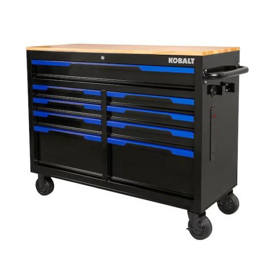 Kobalt Rolling Tool Cabinet Workstation, Kobalt Air Compressor, Cartersville 60" LED Ceiling Fan - MSRP $3,134