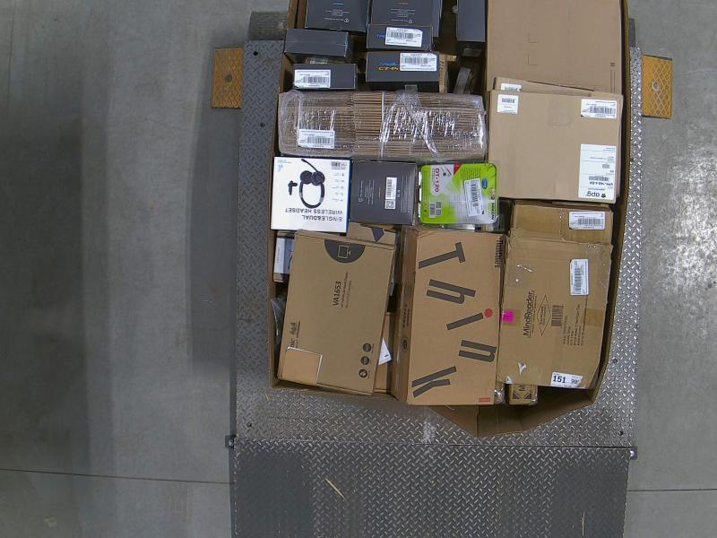 General Merchandise - Leather Task Chair, Dell WD19S Docking Station, Motion Sensor Trash Can - MSRP $4,559