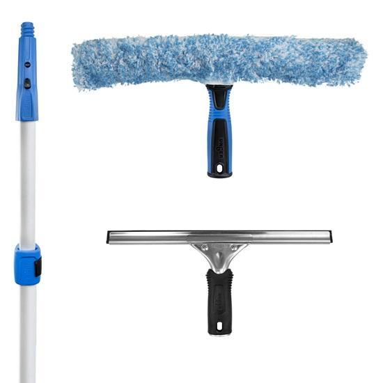 Home - Total Pro Kit with 14 in. Scrubber, Microfiber Window Scrubber - MSRP $2,378