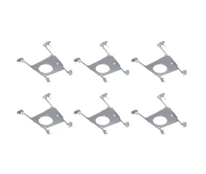 Pallet of HALO HL 4in Mounting Frame for Round and Square Canless Recessed Fixtures - Est Retail $2,659