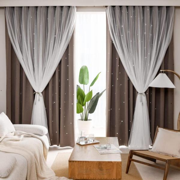 Home - Cotton Clinic Cloth Dinner Napkins, Natural Linen Blended Curtains - MSRP $8,899