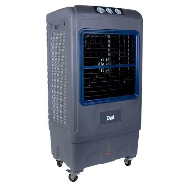 Dial Manufacturing Portable Evaporative Cooler, Energy star Air Conditioner, Gen4 Battery String Trimmer - MSRP $3,327