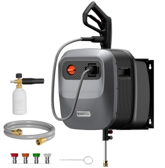 Giraffe Grandfalls Pressure Washer, Purple Harmony Bed Pillow, Rogmars Floating Shelves - MSRP $2,184