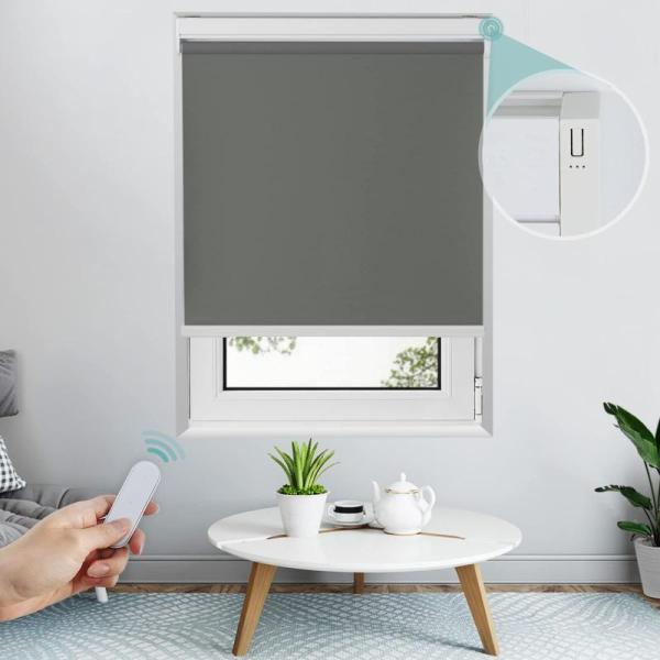 Allesin Electric Blackout Roller Blinds with Remote Control - MSRP $79