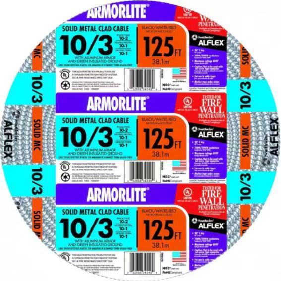 Lighting & Electrical - Southwire, Cerrowire, Hampton Bay - Est Retail $4,486- 1plt