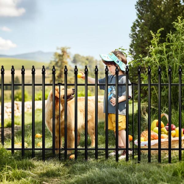Thealyn Metal Garden Fence 36 inch High x 28 inch Wide (5 - MSRP $109