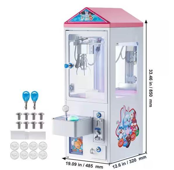 Seasonal - VEVOR Claw Machine, Coaster, SKYSHALO, FUFU&GAGA, Prepac, HOMESTOCK, Fishars, SKIDGER - Est Retail $4,107