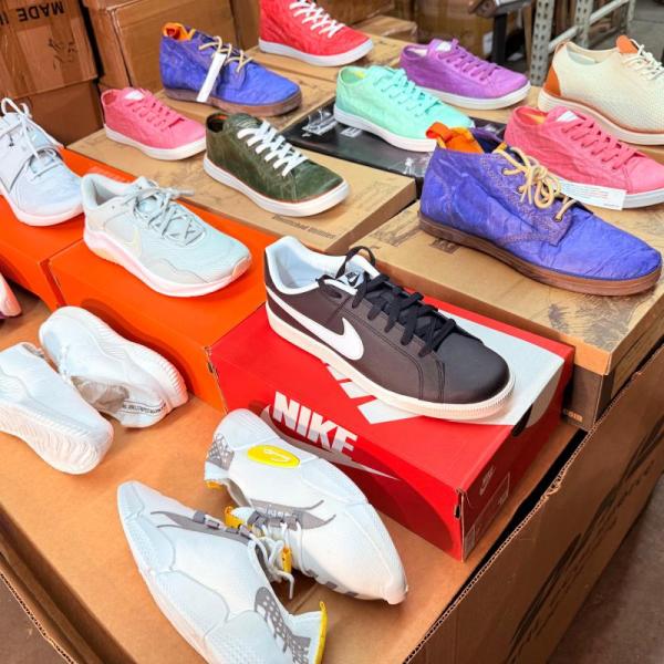 Bulk Lot of 200 Mixed Brand Sneakers Men's & Women's MSRP $15,000