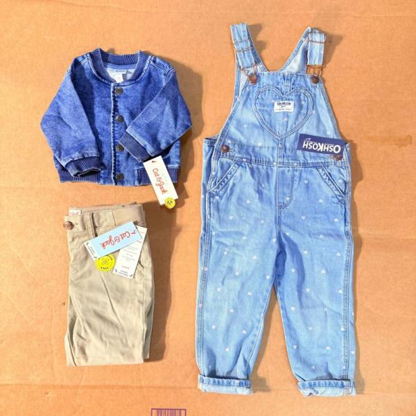Bulk Lot of 1000 Children's Mixed Apparel Clothing MSRP $15,000