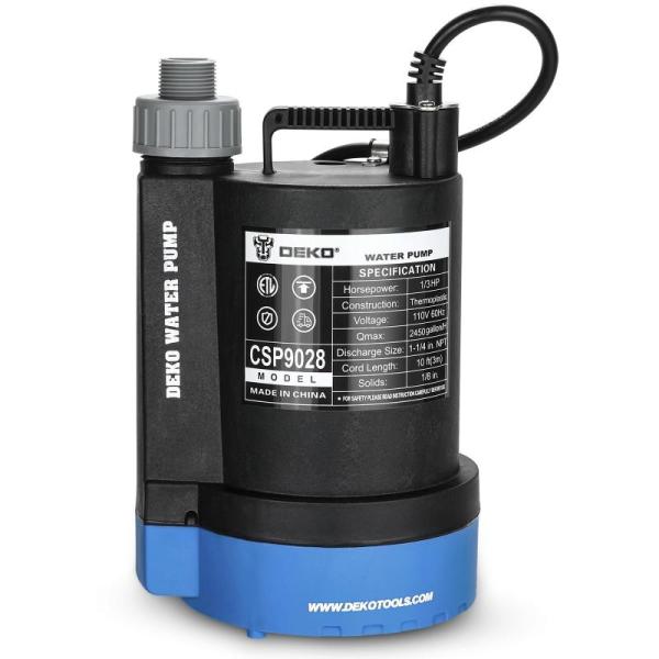 Home Improvement - DEKOPRO Submersible Water Pump, Mokot Solar Lights Outdoor - MSRP $2,736