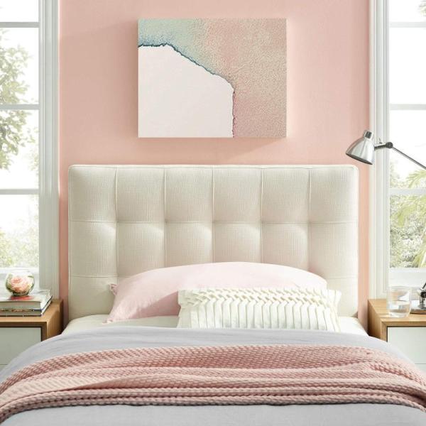 Modway Lily Tufted Linen Fabric Upholstered Twin Headboard - MSRP $73