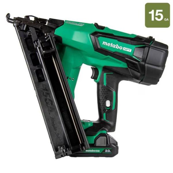 Metabo HPT 2-1/2-in 15 - Gauge Cordless Angled Finish Nailer, Reese Towpower Hitch Mount - MSRP $4,537