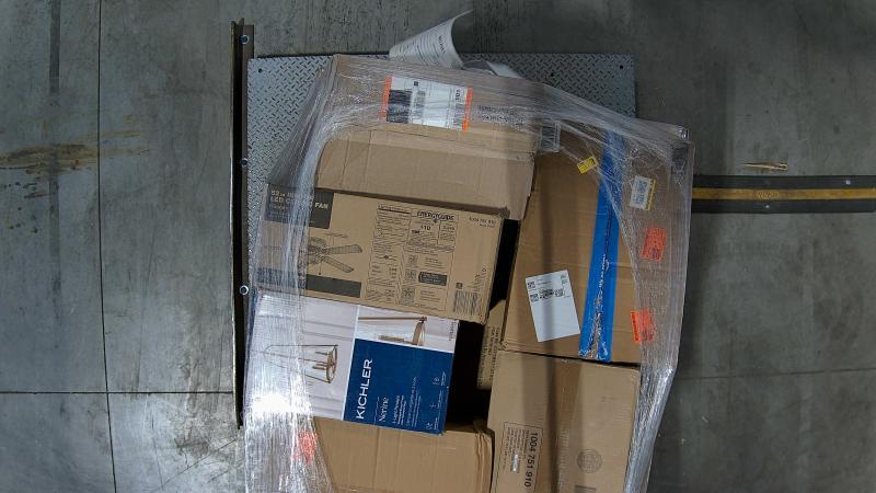 Lighting & Electrical - CRAFTSMADE, HALO, LNC, Uolfin, YANSUN, HUOKU, Byteany, Kichler, Hampton Bay - Est Retail $4,565