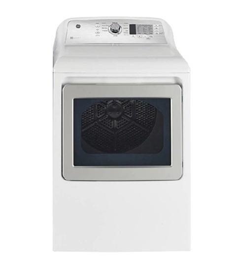 Appliances - Mabe (GE) GTD65GBMRWS 7.4 Cu. Ft. White Front Load Gas Dryer - MSRP $879