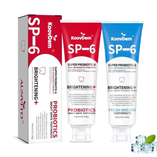 Health & Beauty - Sp-6 Probiotics Whitening Toothpaste, FITDASH Collagen Peptides - MSRP $4,839