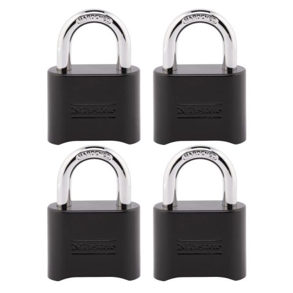 Home Improvement - Master Lock Black Combination Lock, Hickory Hardware Heritage Cabinet Bar Pulls - MSRP $5,421