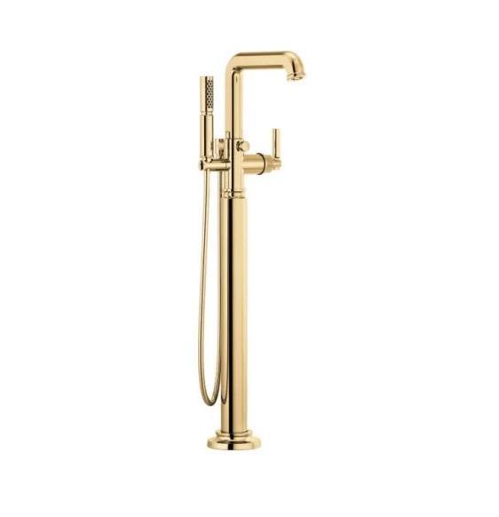Invari Floor Mounted Tub Filler - T70176-PGLHP - MSRP $3,759