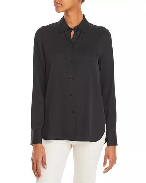 Fashion Apparel - Vince Cuffed Short Sleeve Belted Shirt Dress, Vince Women's Slim Fitted Blouse - Original MSRP $6,668