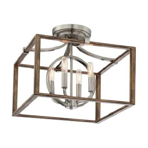 Minka Lavery 4013-280 Square Ceiling Fixture - MSRP $484