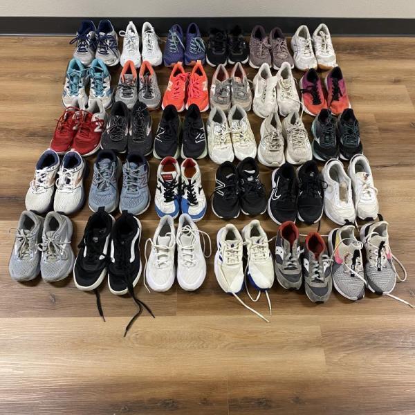 Lot 30 Pairs Of Top Brand Athletic Shoes (Brooks, Asics, and More)