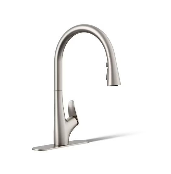 Kohler Leto Pull-Down Kitchen Faucet, EGO Leaf Blower, Merington 3-Light Vanity Light - MSRP $3,170