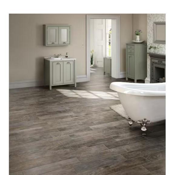 Flooring & Rugs - Marazzi Montagna Rustic Bay 6 in. x 24 in. Glazed Porcelain Floor Tile - Est Retail $1,967- 1plt