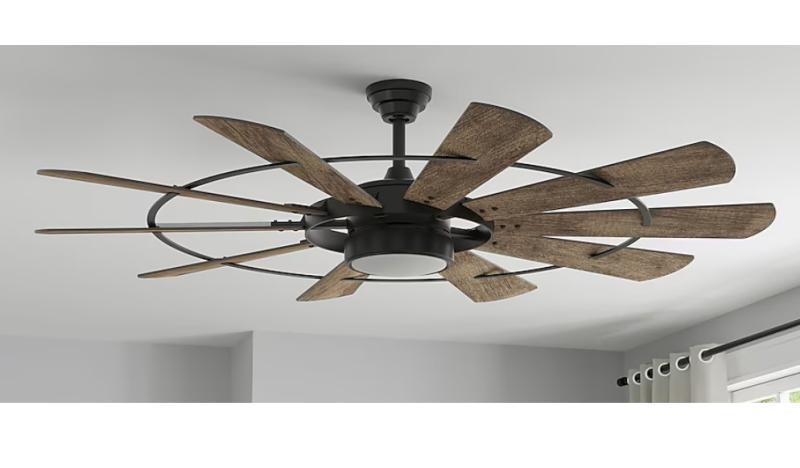 Harbor Breeze Henderson 60in LED Ceiling Fan, Bradbury 60in LED Ceiling Fan, Progress Lighting 5-Light - MSRP $3,525