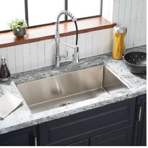 Signature Hardware SHORUCA2918 Stainless Steel Kitchen Sink - MSRP $515