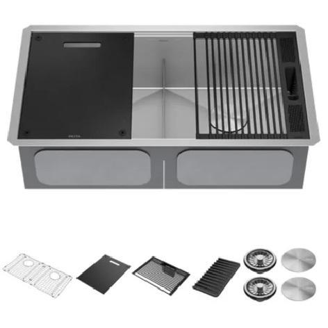 Delta 95B931-33D-SS Workstation Kitchen - MSRP $669