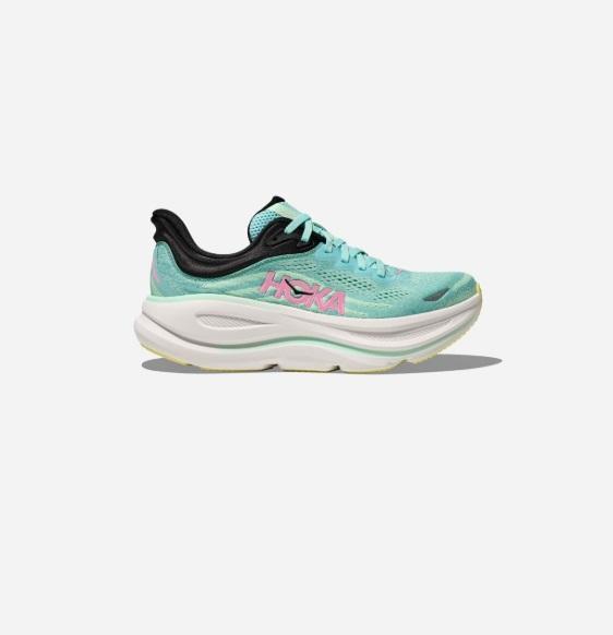 Hoka One One Bondi 9 Blue Spark Mint Fluorite Sneakers & Assorted Shoes - Original MSRP $2,202