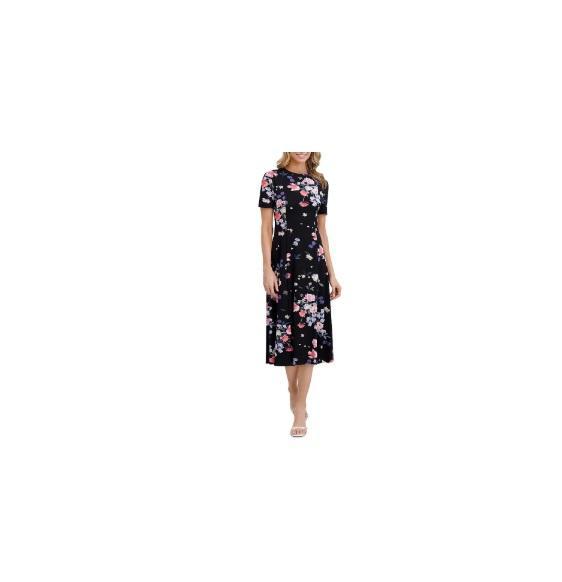 Apparel - Ted Baker Floral Jersey Midi Dress, Wit & Wisdom 'Ab' High Waist Ankle Skinny Jeans - Original MSRP $1,491