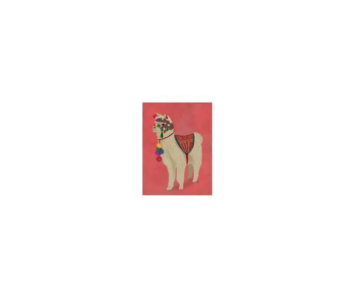 Llama Traditional 2 Full Poster Print - Funky Fab - MSRP $86