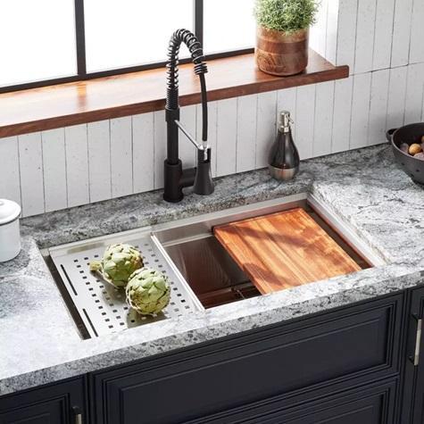 Signature Hardware SHWORK1BZ - Kitchen Sink - MSRP $823