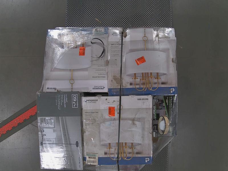 Lighting & Electrical - HDC Makenna 60in LED Ceiling Fan, Hunter, Hampton Bay, Progress Lighting - Est Retail $4,003