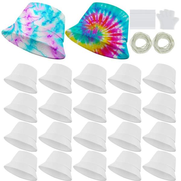 Home - Silkfly 50 Pcs White Cotton Bucket Hat Bulk, YIUMJSY Wooden Halloween Charcuterie Boards - MSRP $1,512