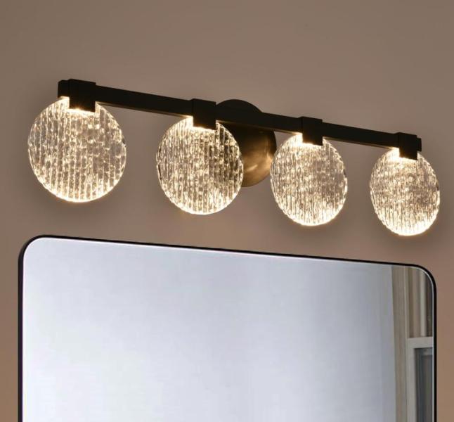 Home Improvement - MELUCEE 24W Modern LED Bathroom Lighting Fixtures, LUDOMIDE Ceiling Fans, Retsun - MSRP $2,099