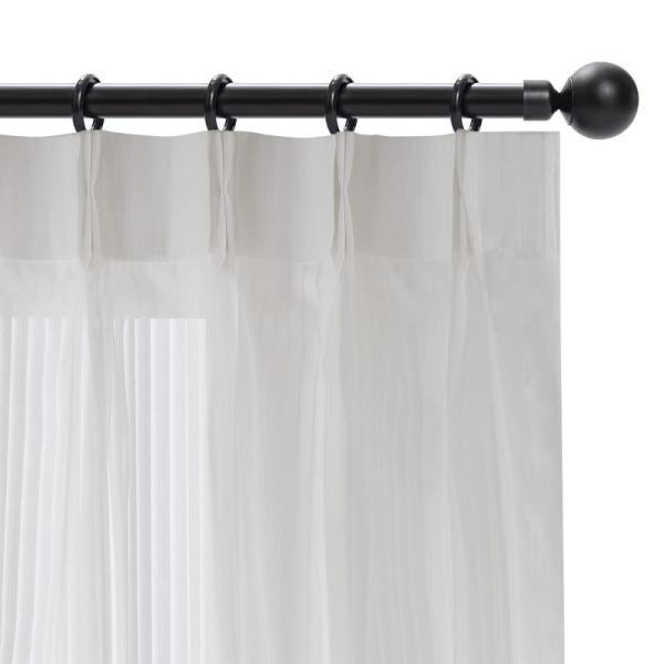 Home - CHEFRU White Pinch Pleated Window Sheer Curtains, obbsie Lighted Fall Garland, Christmas Ornaments -MSRP $24,138
