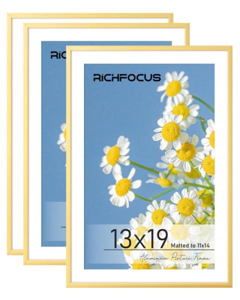 RICHFOCUS 13x19 Picture Frame Gold13 x 19 Picture Frame - MSRP $30