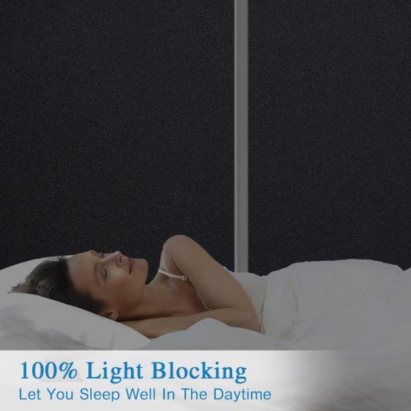 Coavas Window Privacy Film Frosted Glass Static Cling UV - MSRP $48